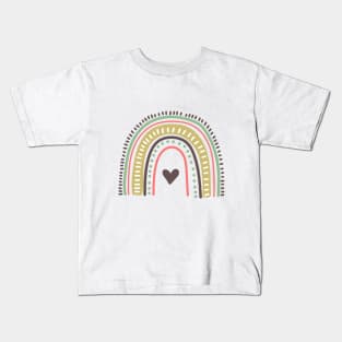 Boho rainbow Kids T-Shirt